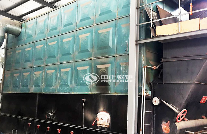 云南省曲靖市240万大卡链条炉排导热油锅炉项目