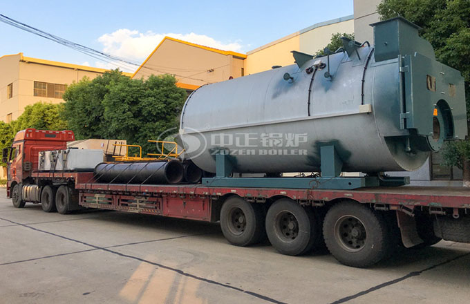 浙江省6吨高效型燃气蒸汽锅炉项目